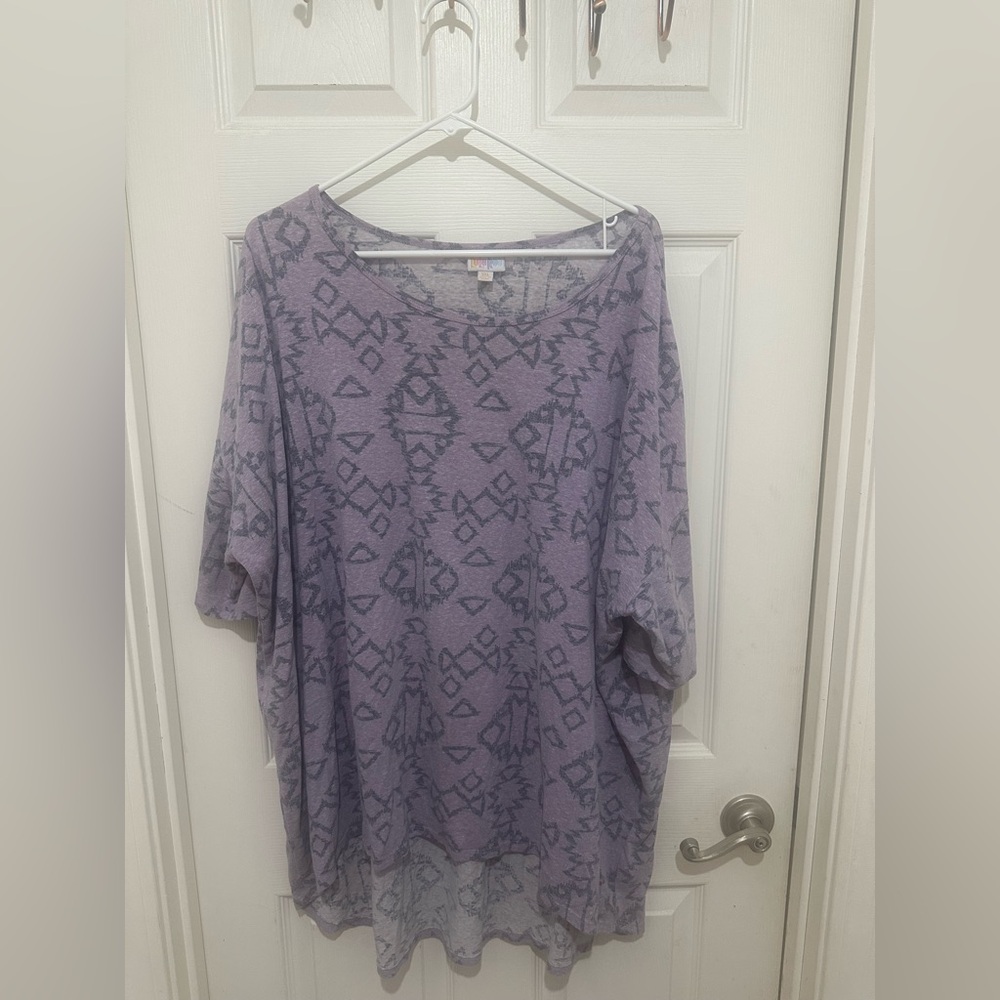 Lularoe purple Aztec southwest print tunic 3XL